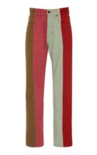 Moda Operandi Y/project Multicolor Striped High-rise Straight-leg Denim Size: 34