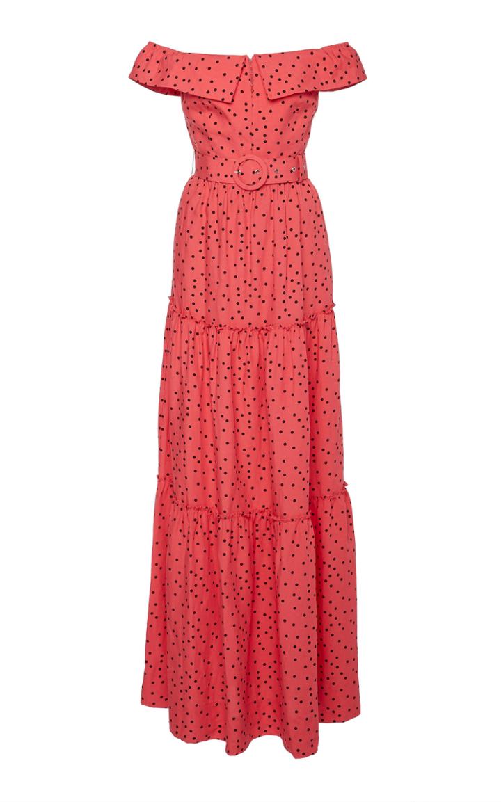 Rebecca Vallance Holliday Printed Maxi Dress