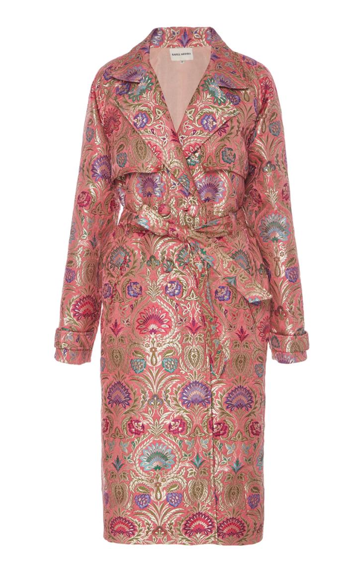 Rahul Mishra Kinkhab Trench Coat
