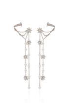 Colette Jewelry Star Dust 18k White Gold Diamond Earrings