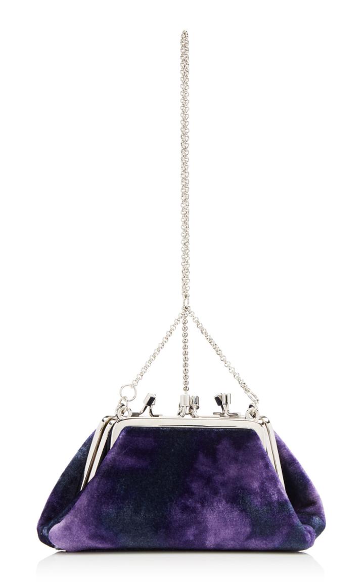 Altuzarra Velvet Contrast Kiss Bag