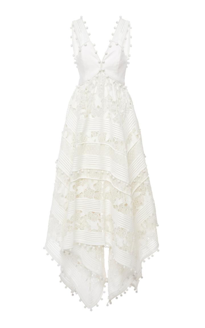 Zimmermann Corsage Embellished Midi Dress
