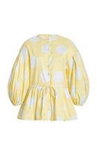 Stine Goya Ferrah Peplum Crepe Blouse