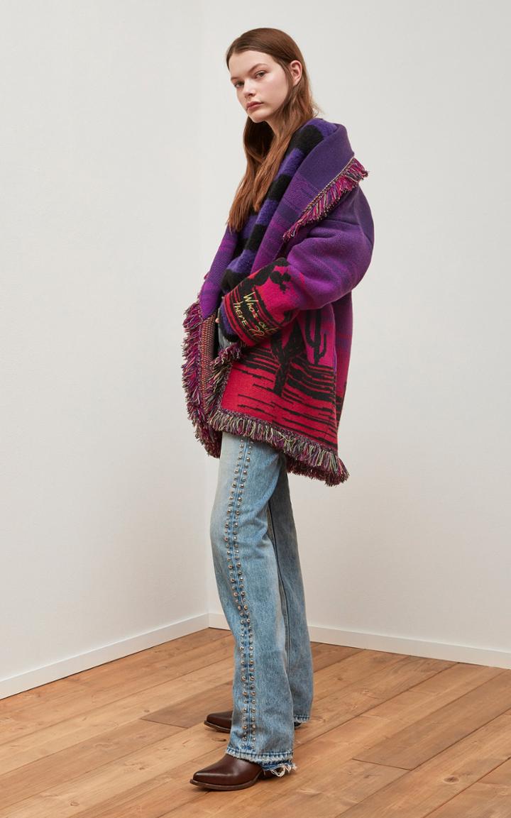 Moda Operandi Alanui Who's Out There? Fringed Cashmere Cardigan