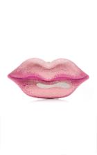 Judith Leiber Couture Hot Lips Crystal-embellished Clutch