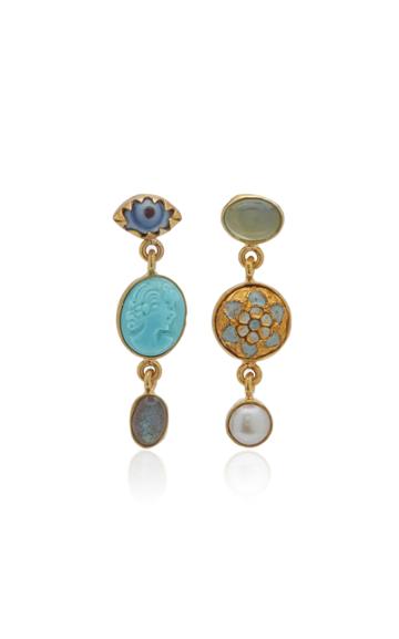 Grainne Morton Charm Gold Drop Earrings