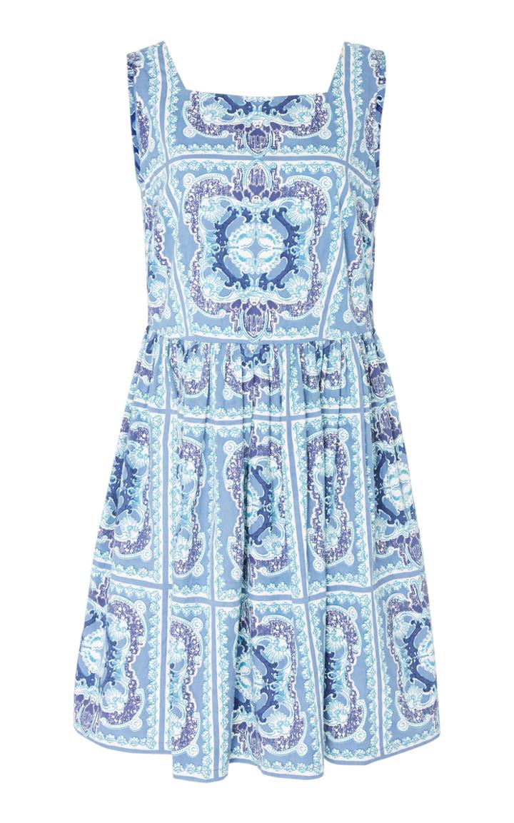 Le Sirenuse Positano Audrie Cotton Voile Maxi Dress