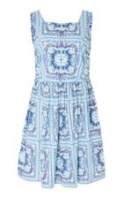 Le Sirenuse Positano Audrie Cotton Voile Maxi Dress
