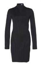 Mugler Embossed Technical Jersey Dress