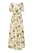 Moda Operandi Agua By Agua Bendita Pomelo Jardin Linen Maxi Dress