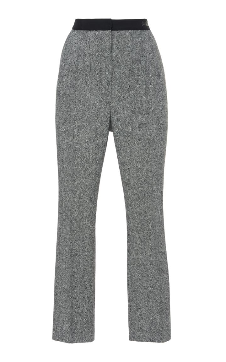 Lanvin Cropped Tweed Pant