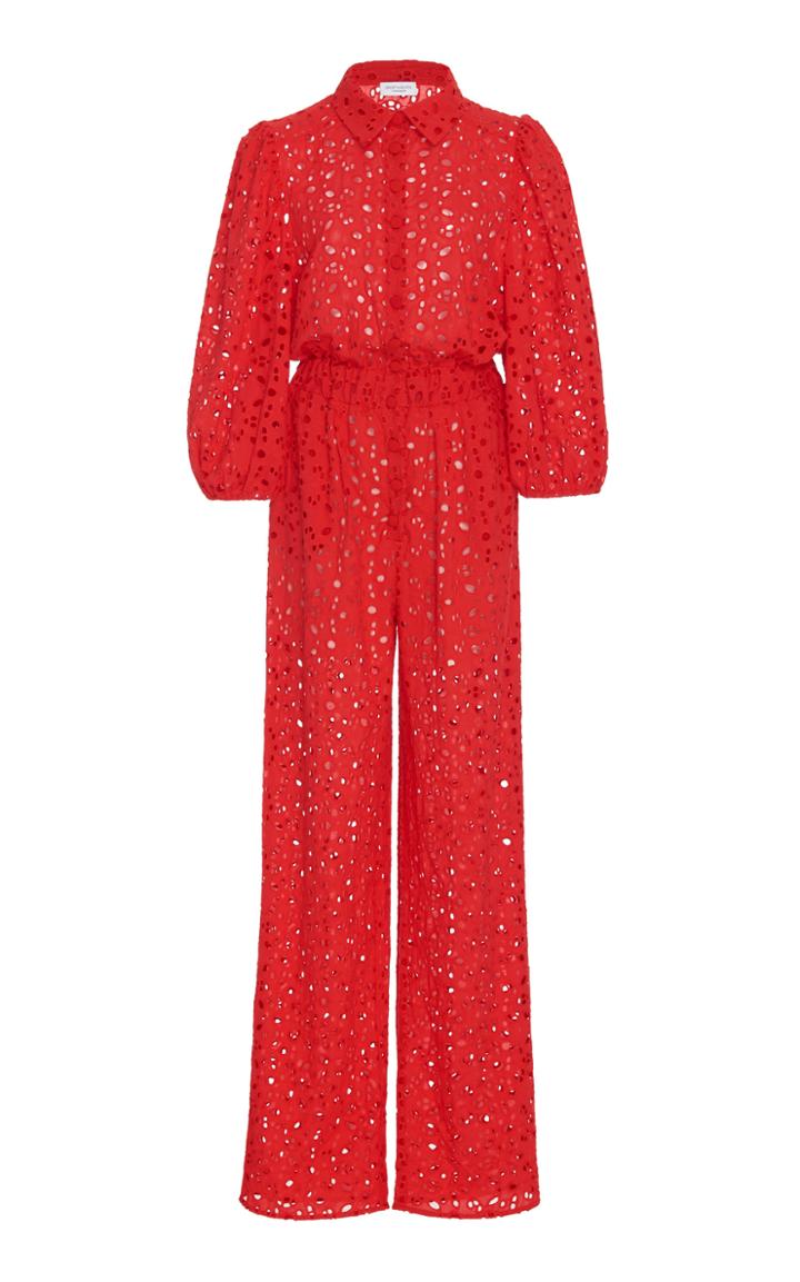 Hofmann Copenhagen Ruby Cotton Eyelet Jumpsuit