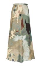 Beaufille Hume Printed Crepe De Chine Maxi Skirt
