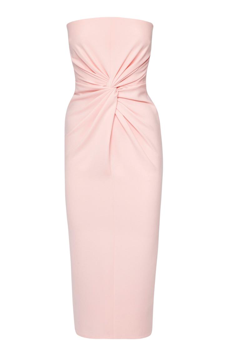 Moda Operandi Alex Perry Lindsey Strapless Ruched Midi Dress Size: 4