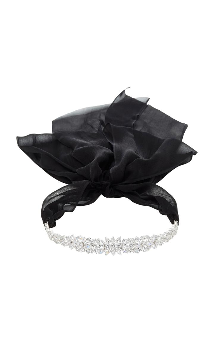 Fallon Monarch 100 Stone Tuxedo Bow Choker