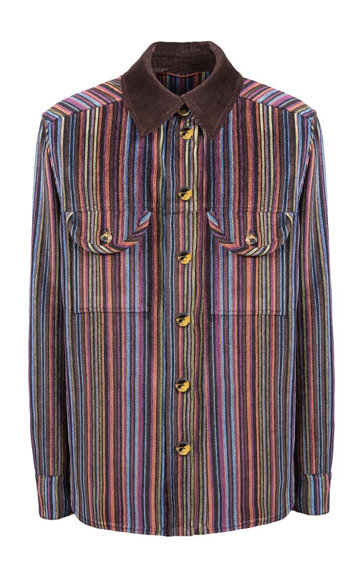 Moda Operandi Blaz Milano Swala Berber Striped Shirt