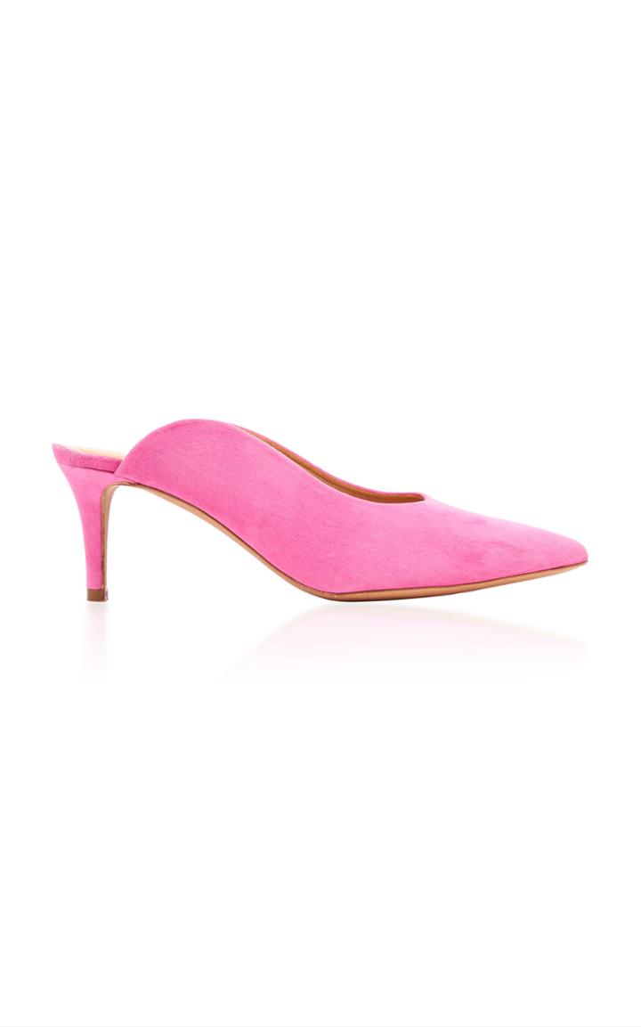 Veronica Beard Taran Suede Mules