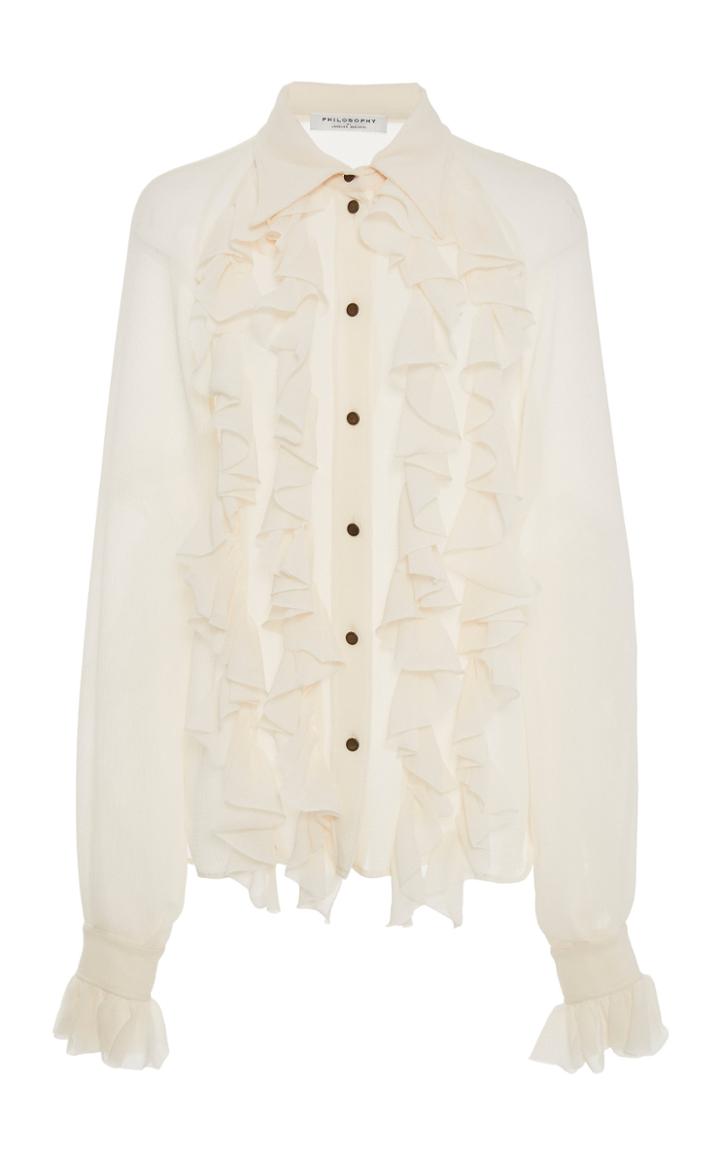 Philosophy Di Lorenzo Serafini Double Creponne Top