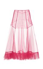 Moda Operandi Molly Goddard Ciara Ruffled Tulle Midi Skirt