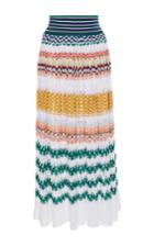 Missoni Pleated A-line Knit Skirt