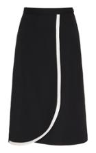 Alessandra Rich Wool Wrap Skirt