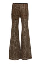 Michael Kors Collection Sequined Mesh Flared Pants