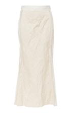 Brock Collection Omission Fitted Taffeta Skirt