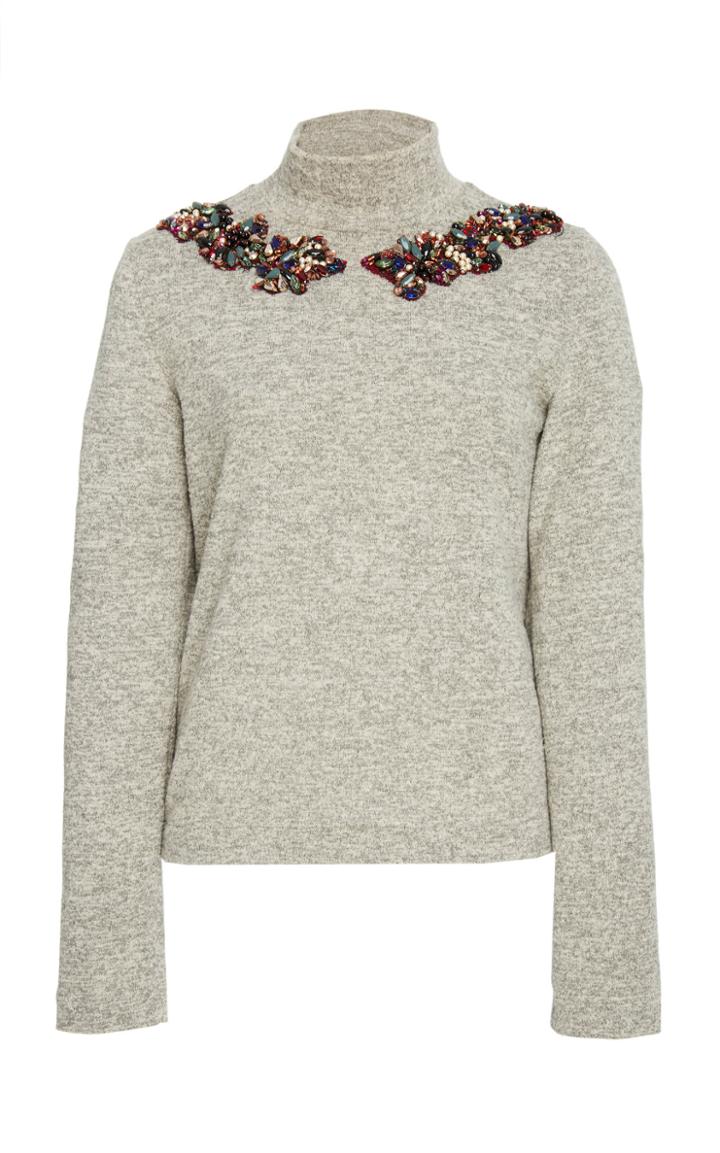 Patbo Embellished Turtleneck Top