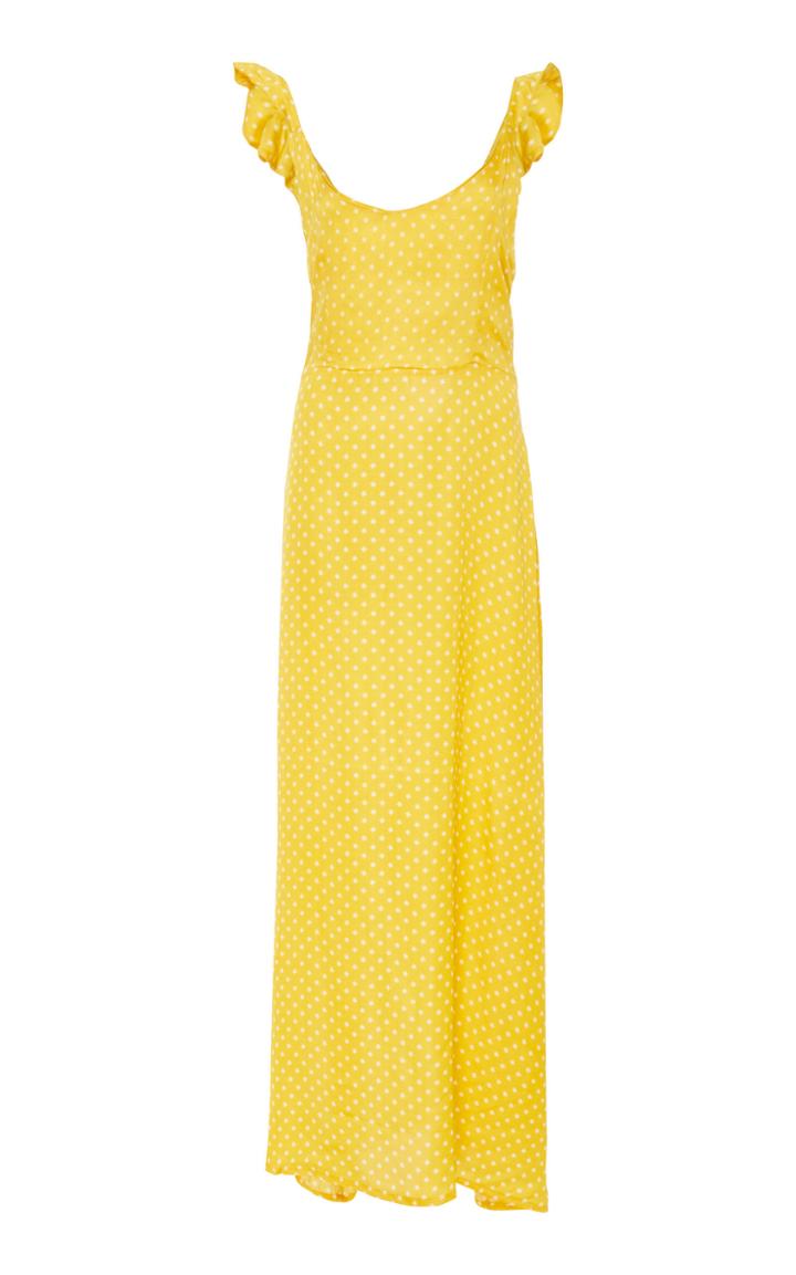 Kapara London Ruffle Beach Maxi Dress