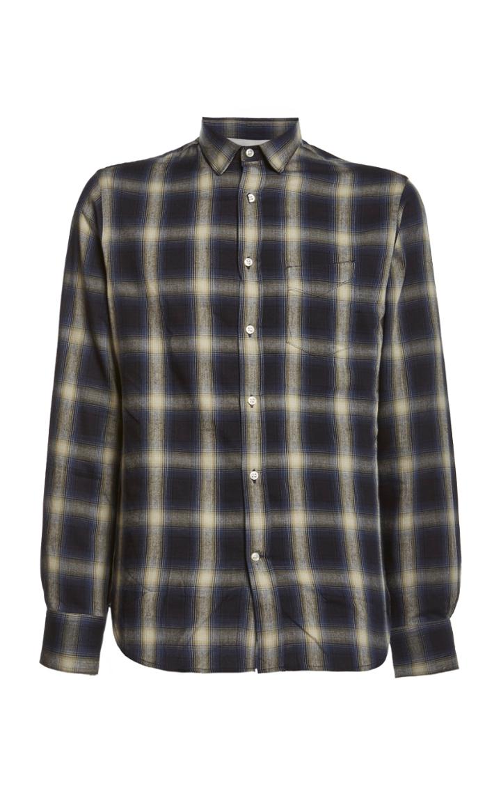 Moda Operandi Officine Gnrale Lipp Stitch Checked Shirt