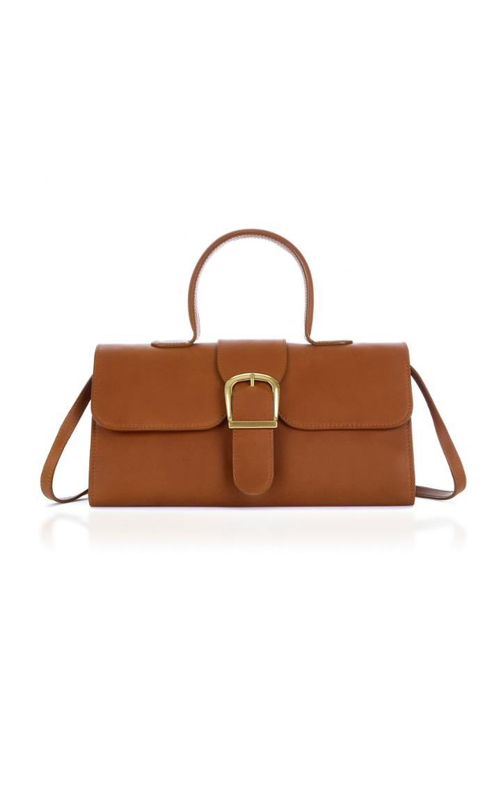 Rylan Buckled Leather Shoulder Bag