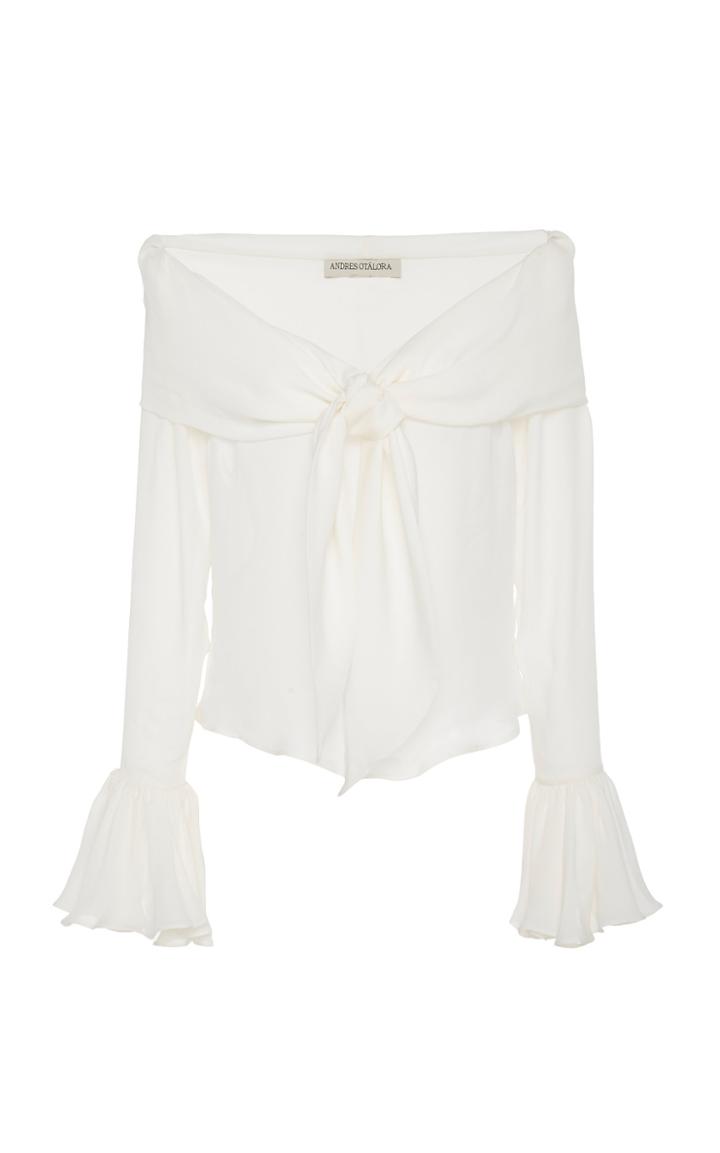 Andres Otalora Barbara Silk Blouse