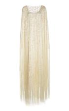 Moda Operandi Marina Moscone Fringed Silk-blend Midi Dress