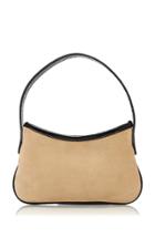 By Far Kylie Mini Leather-trimmed Suede Leather Bag