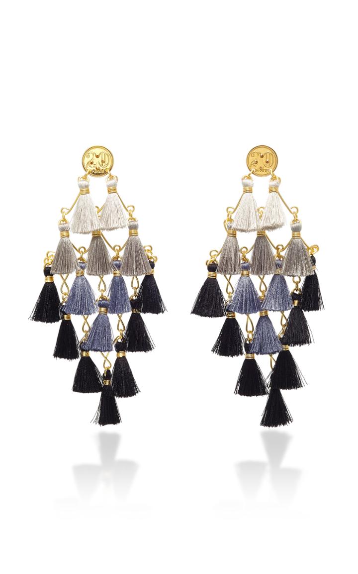 Mercedes Salazar Lluvia De Azul Earrings