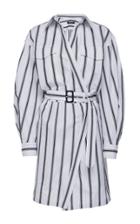 Derek Lam Asymmetrical Cotton Placket Shirt Dress