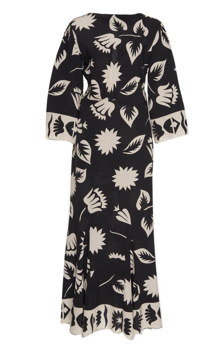 Etro Three-quarter-length Sleeve Silk Dress