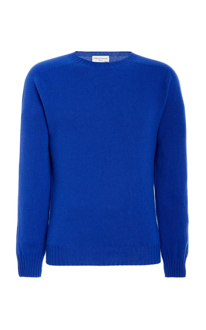 Officine Gnrale Seamless Scottish Wool Crewneck Sweater