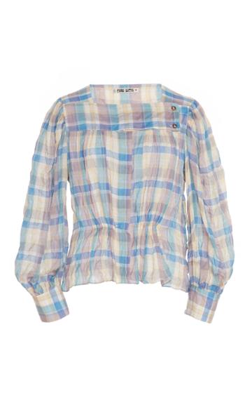 Ciao Lucia Ezio Plaid Top