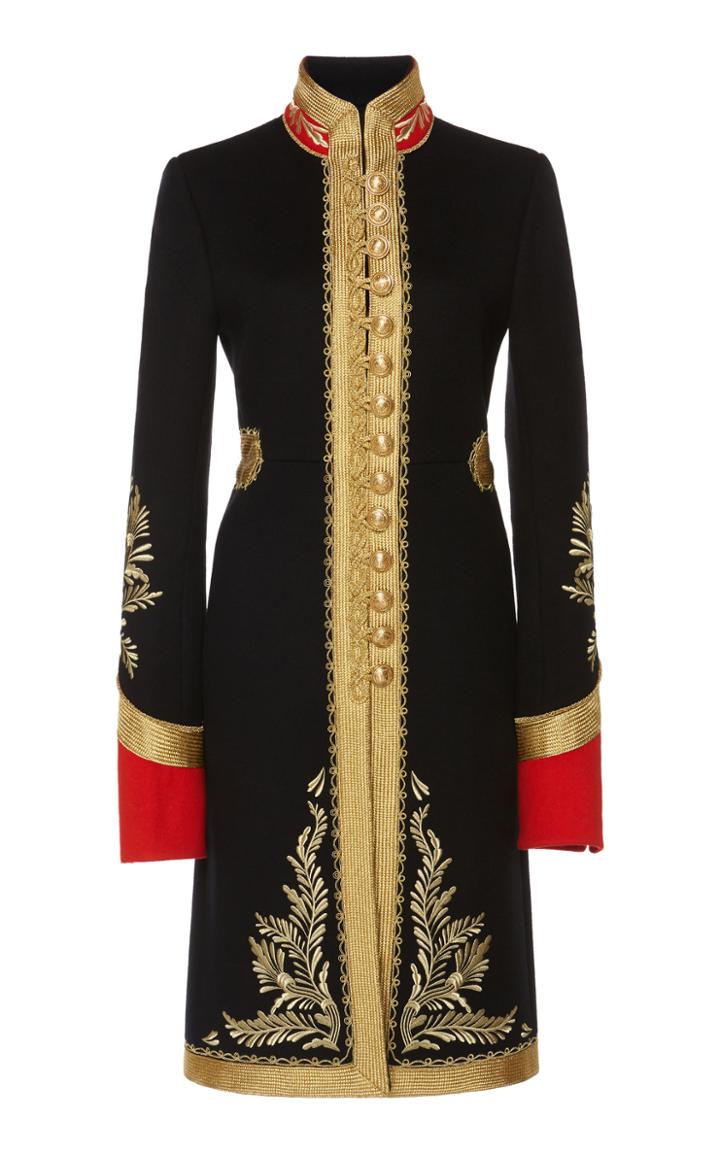 Paco Rabanne Embroidered Jacquard Coat
