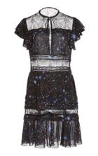 Zuhair Murad Stars Ruffle Mini Dress