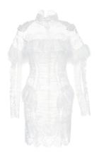 Amen Couture Embellished Short Lace Dress