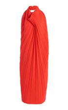 Moda Operandi A.w.a.k.e. Mode Pleated Crepe Halter Dress