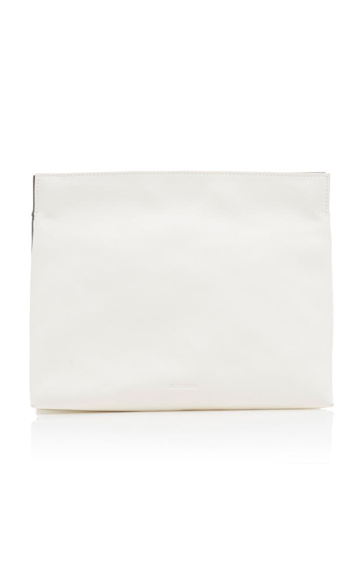 Moda Operandi Jil Sander Medium Tootie Leather Clutch