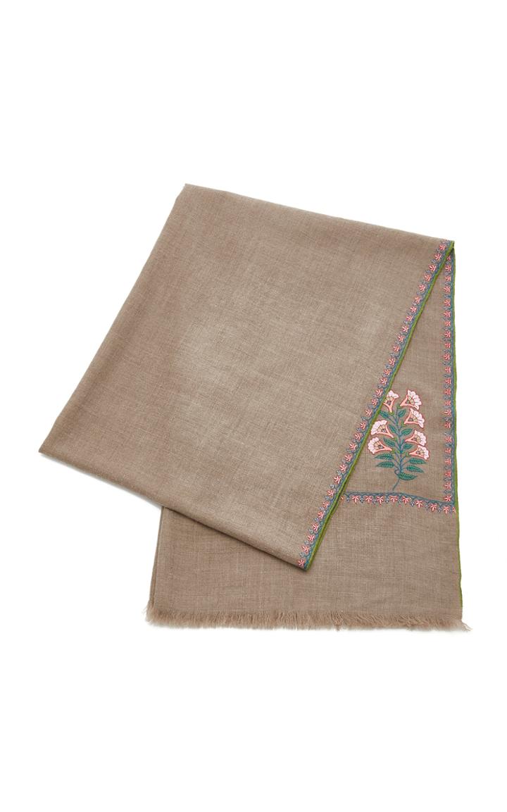Kashmir Loom Embroidered Cashmere Stole