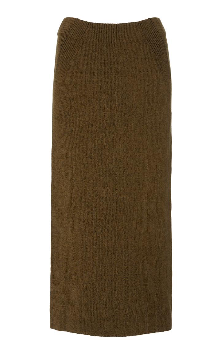 Mara Hoffman Susan Ribbed Midi Skirt