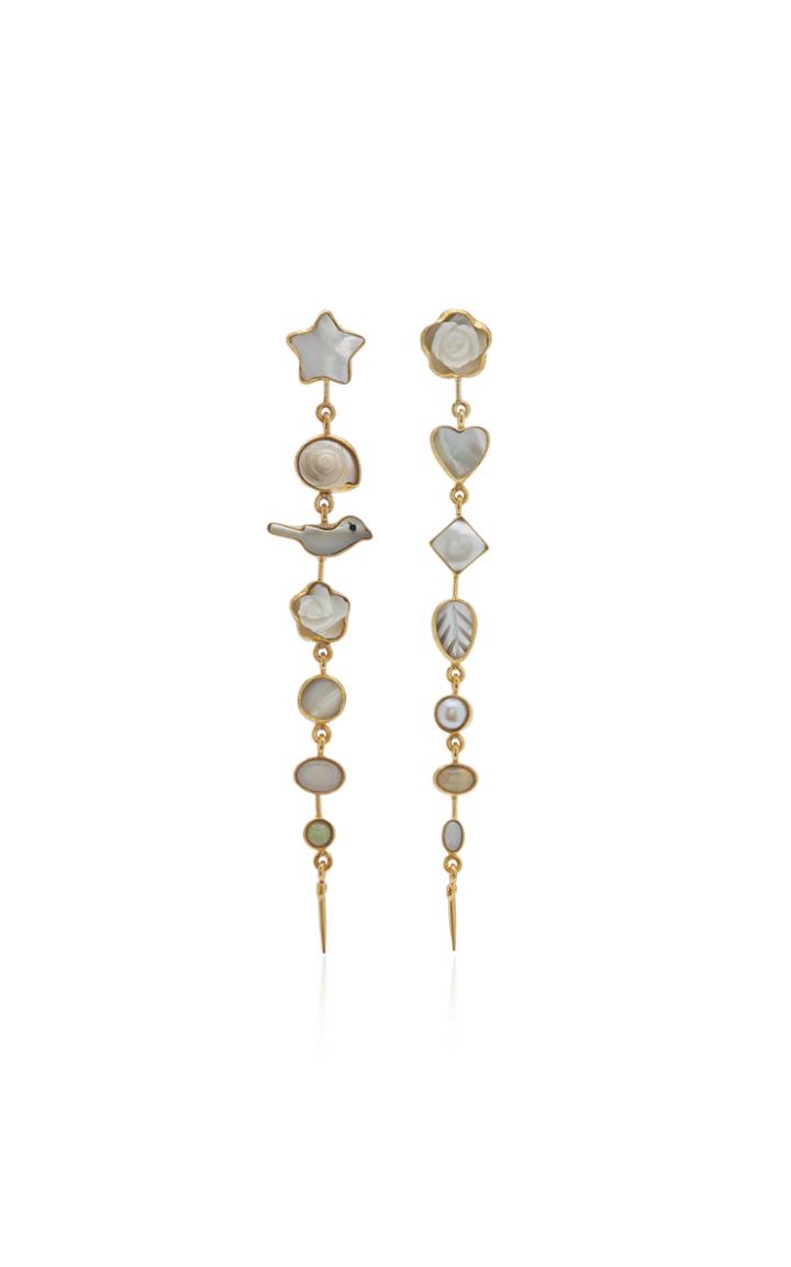 Grainne Morton Pearl And Shell Drop Earrings