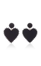 Rebecca De Ravenel Cora Crystal-embellished Silk Cord Earrings