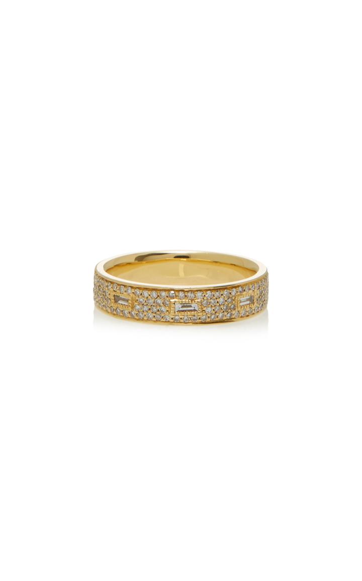 Shay Embossed Baguette Band