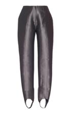 Mugler High-rise Metallic Stirrup Pants